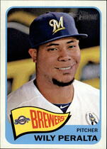 2014 Topps Heritage #163 Wily Peralta