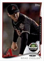 2014 Topps Power Players Unredeemed Series 2 #PP-122 Brad Ziegler