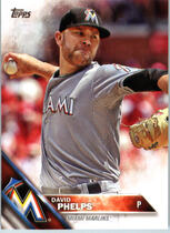 2016 Topps Base Set Series 2 #413 David Phelps