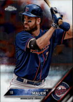 2016 Topps Chrome #82 Joe Mauer