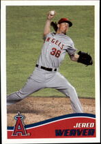 2013 Topps Stickers #93 Jered Weaver