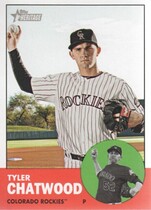 2012 Topps Heritage #33 Tyler Chatwood