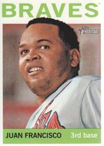 2013 Topps Heritage #417 Juan Francisco