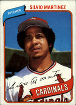 1980 Topps Base Set #496 Silvio Martinez