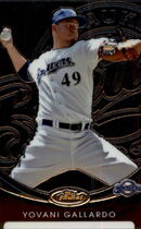 2010 Finest Base Set #108 Yovani Gallardo