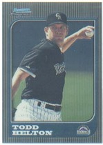 1997 Bowman Chrome #227 Todd Helton