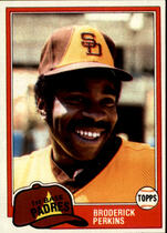 1981 Topps Base Set #393 Broderick Perkins