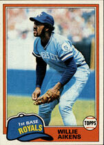 1981 Topps Base Set #524 Willie Aikens