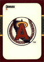 1987 Donruss Opening Day #249 Angels checklist