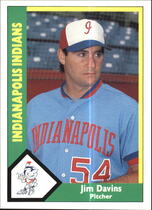 1990 CMC Indianapolis Indians #11 Jim Davins