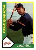 1990 CMC Colorado Springs Sky Sox #16 Luis Medina