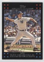 2007 Topps Yankees #NYY8 Mike Mussina