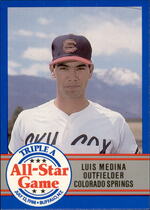1988 ProCards Triple A All Stars #8 Luis Medina