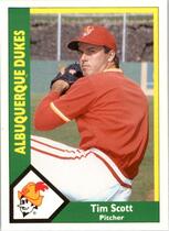 1990 CMC Albuquerque Dukes #9 Tim Scott