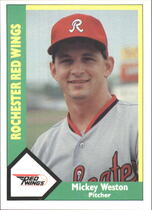 1990 CMC Rochester Red Wings #3 Mickey Weston