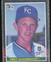 1985 Donruss Base Set #222 Bret Saberhagen