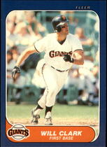 1986 Fleer Update #25 Will Clark