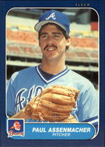 1986 Fleer Update #5 Paul Assenmacher
