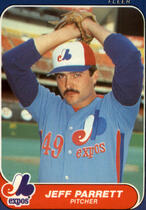 1986 Fleer Update #88 Jeff Parrett