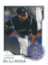 2017 Topps Stickers #300 Jorge De La Rosa