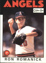 1986 O-Pee-Chee OPC Base Set #76 Ron Romanick
