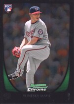 2011 Bowman Chrome #180 Yunesky Maya