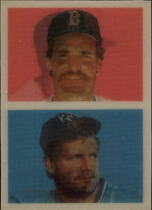 1986 Sportflics Base Set #180 Wade Boggs|Rod Carew|Don Mattingly|George Brett|Cecil Cooper|Willie Wilson