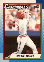1990 O-Pee-Chee OPC Base Set #285 Willie McGee