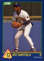 1989 Score Hottest 100 Rookies #10 Gary Sheffield