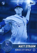 2017 Topps Bunt Blue #12 Matt Strahm