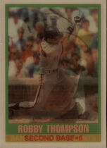 1989 Sportflics Base Set #78 Robby Thompson