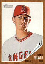 2011 Topps Heritage #96 Jered Weaver