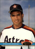 1991 Stadium Club Base Set #476 Andujar Cedeno