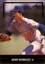 1991 Leaf Gold Rookies #BC8 Henry Rodriguez