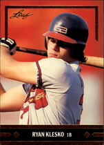 1991 Leaf Gold Rookies #BC21 Ryan Klesko
