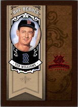 2005 Donruss Diamond Kings HOF Heroes Framed Red 2nd #HH-54 Ted Williams