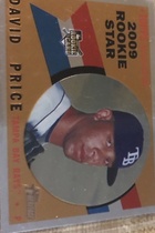 2009 Topps Heritage Chrome #C12 David Price