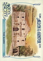 2015 Topps Allen & Ginter Keys to the City #KTC-6 The Alamo