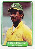 1982 Fleer Base Set #92 Rickey Henderson