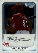2011 Bowman Chrome Prospects #BCP37 Dave Sappelt
