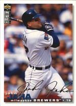 1995 Upper Deck Collectors Choice Silver Signature #184 John Jaha