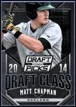 2014 Panini Prizm Perennial Draft Picks Draft Class #23 Matt Chapman