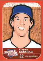 2012 Panini Triple Play Stickers #26 Clayton Kershaw