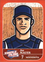 2012 Panini Triple Play Stickers #28 Joe Mauer