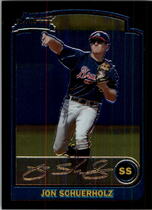 2003 Bowman Chrome #302 Jon Schuerholz