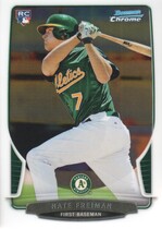 2013 Bowman Chrome #202 Nate Freiman