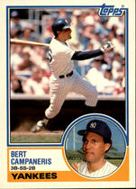 1983 Topps Traded #18 Bert Campaneris