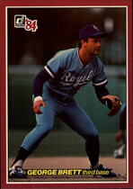 1984 Donruss Action All Stars #55 George Brett