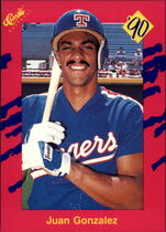 1990 Classic Series II #T21 Juan Gonzalez