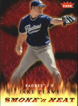 2006 Fleer Smoke n Heat #SH6 Jake Peavy